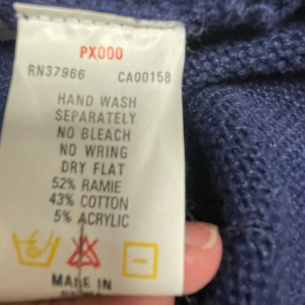 Jantzen Vintage Cardigan Knit Sweater Size XL Equestrian Horses Roses Womens - Image 9