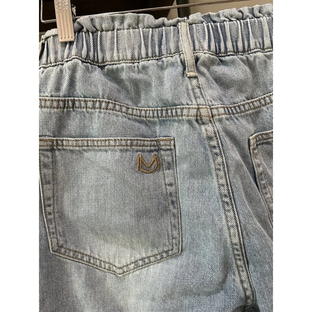 SHOW ME YOUR MUMU Emilia Elastic Waist Mom Jeans Blue Womens Size Medium - Image 11