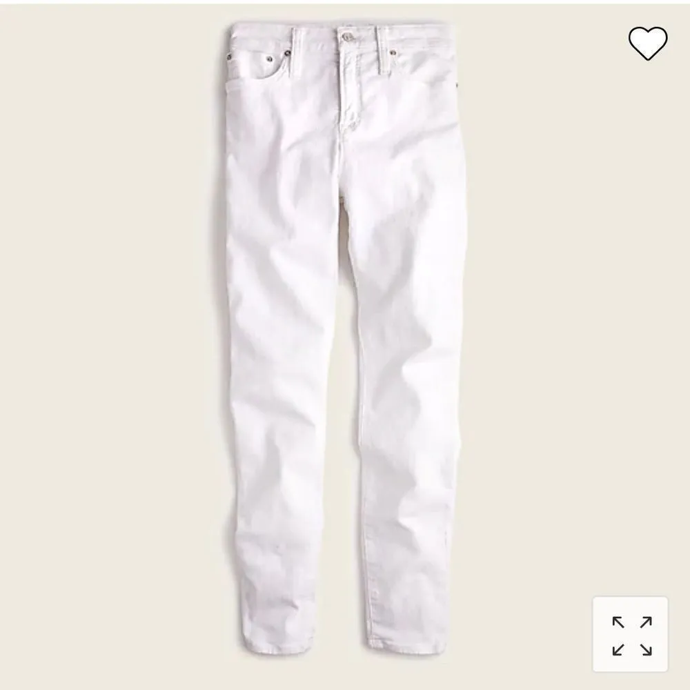 JCREW Curvy Toothpick White Jeans Skinny High Rise  36 (Size 22) - Image 3