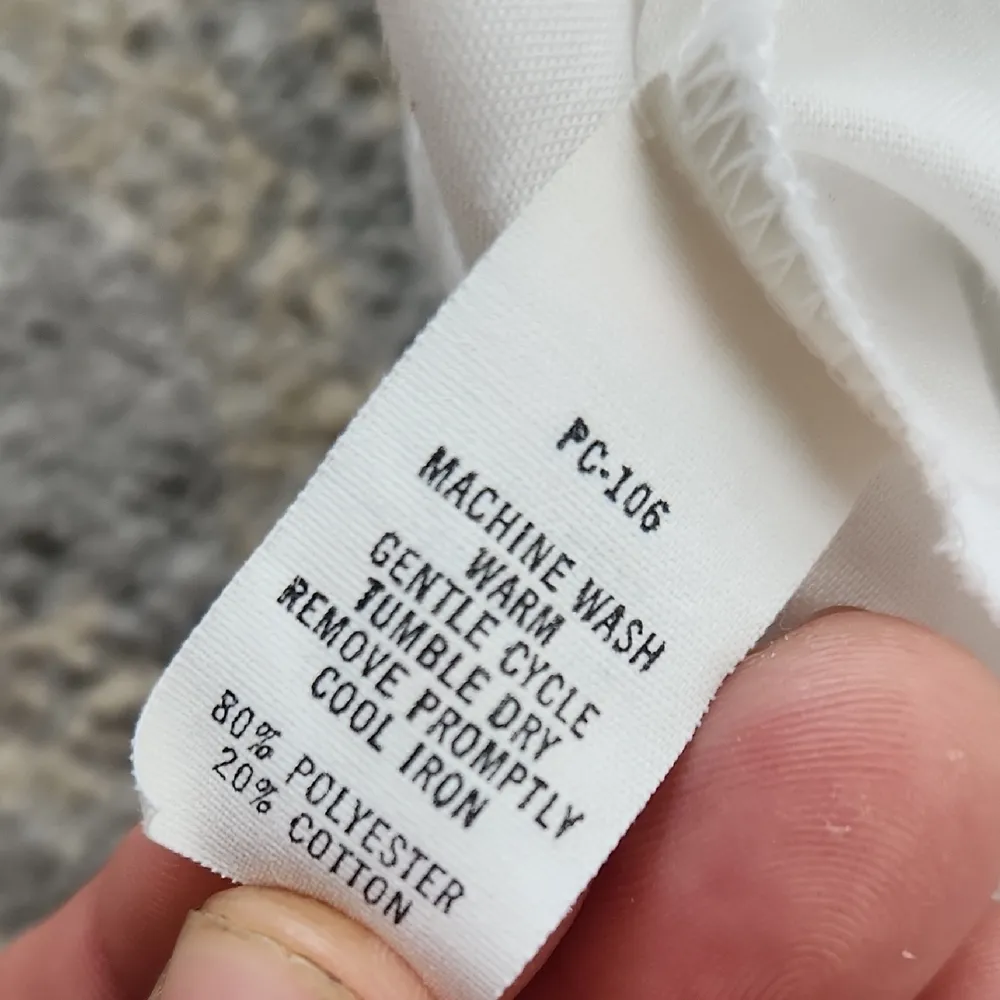 Vintage Cobble Lane Shirt Makers Short Sleeve Button Down Blouse White 16 - Image 6