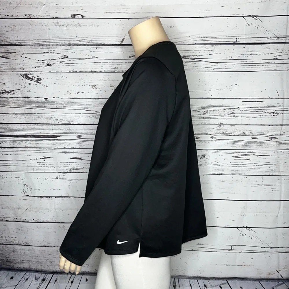 Nike NWT Size 3X Black Therma-Fit Long Sleeve Active Training Top - Image 2