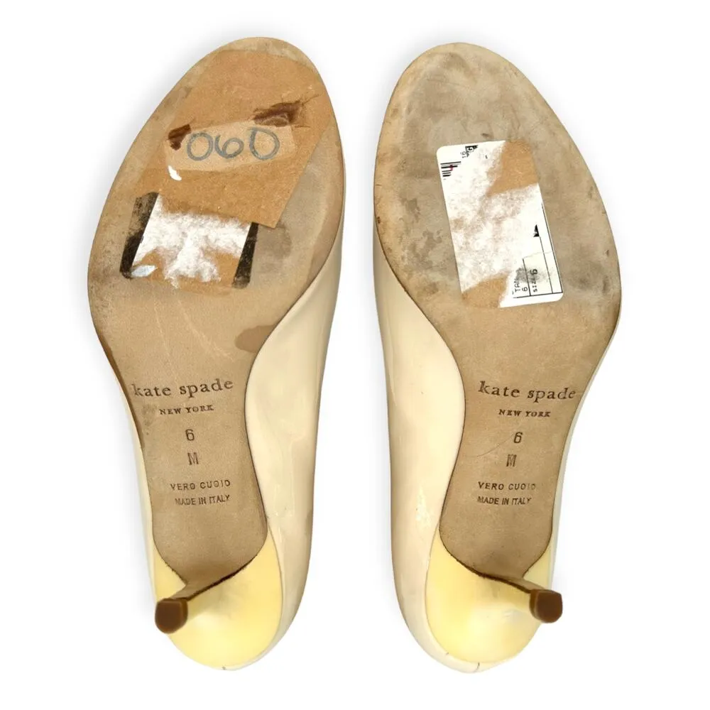 Kate Spade NY | Size 6 | Annalise Blush Patent Leather Round-Toe 2.75" Heel Pump - Image 9