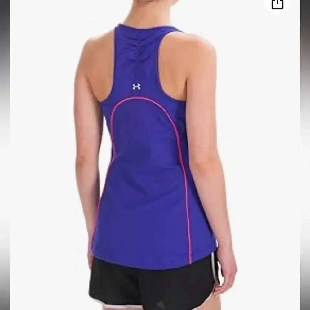 UNDER ARMOUR ROYAL BLUE RACERBACK ACTIVE TANK - Image 2