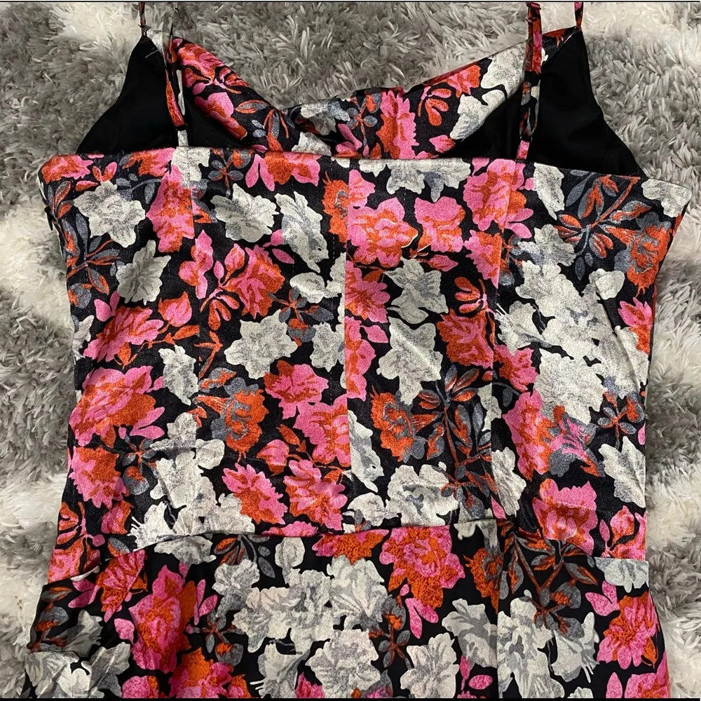 CINQ A SEPT - Whitney Satin Floral Dress - Image 13