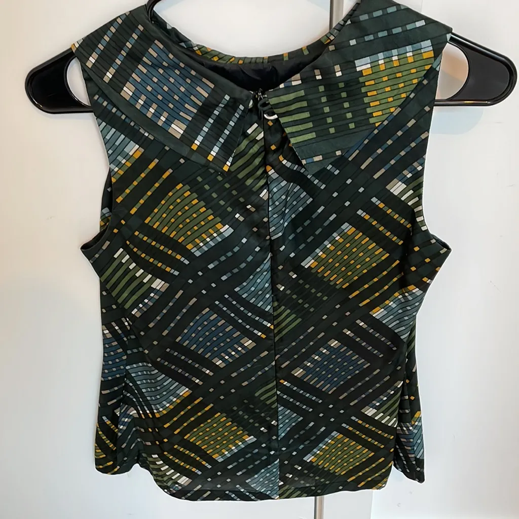 60s Mad Men vintage style blouse Size Small - Image 3