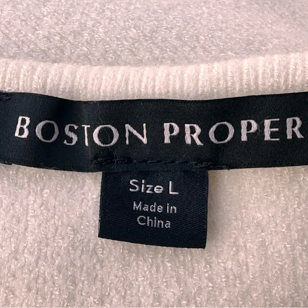 Boston Proper Elegant Cream Sleeveless Top - Image 12