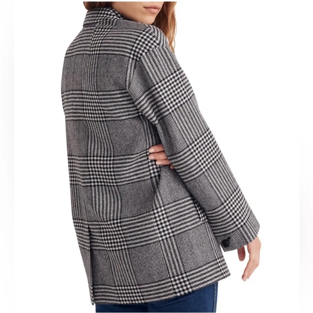Madewell Oversized Plaid Blazer - Image 3