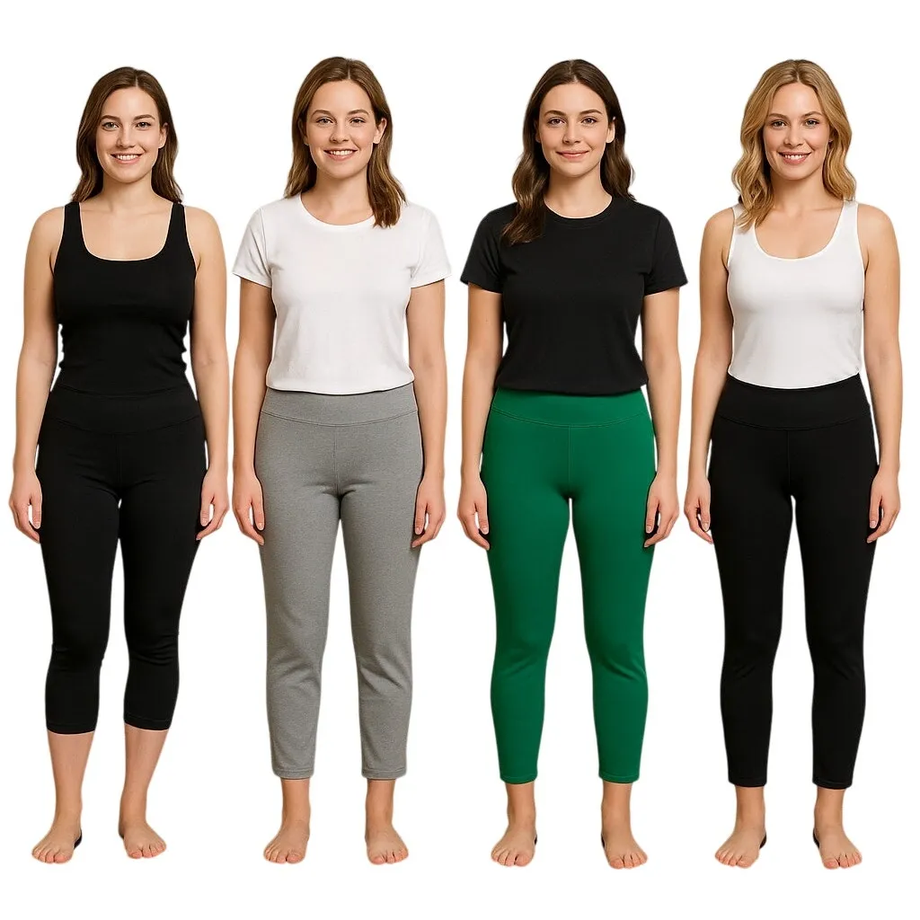 Active Leggings Bundle 4 Pairs Assorted Styles Size L Victoria's Secret, Marika Black Size L - Image 3