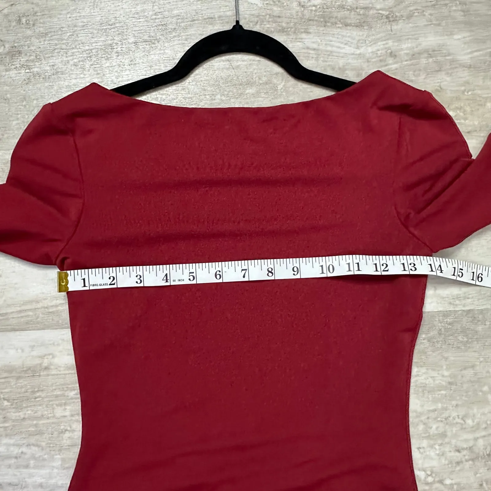 Meshki Dark Red Keren Open Back Maxi Dress Size XS Long Sleeve Backless Cocktail - Image 8