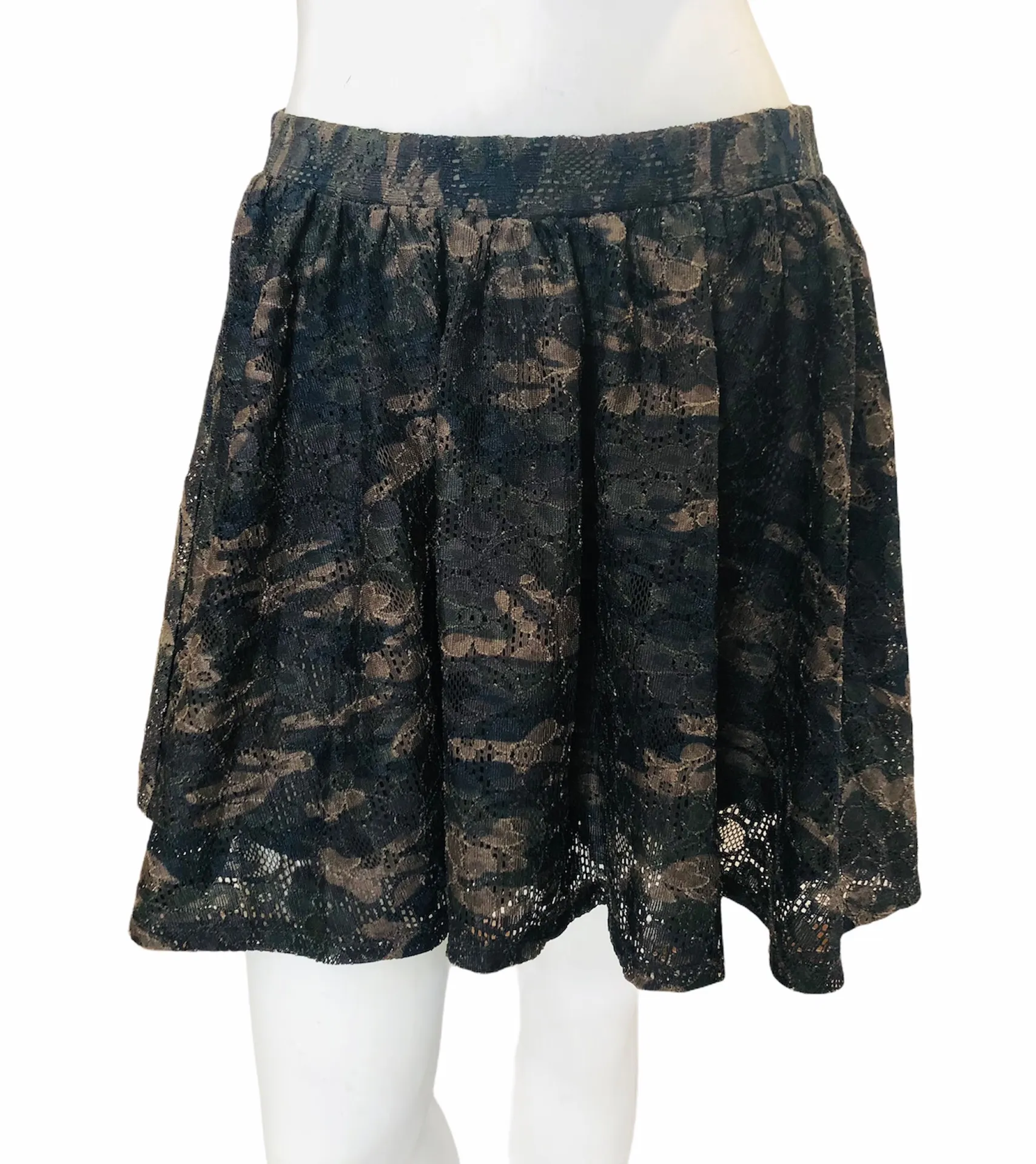 Camo Print Mini Skirt - Image 2