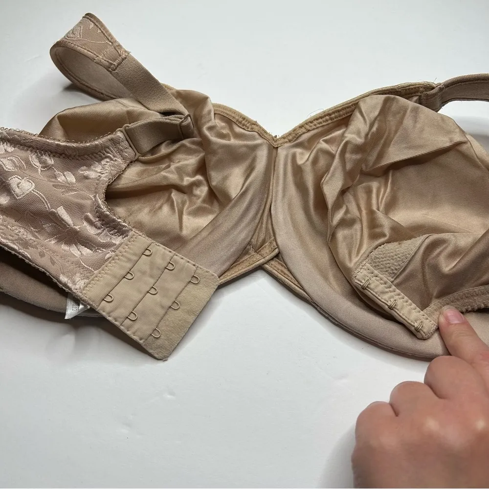 Wacoal Tan Full-Coverage Bra 36G 36DDDD 855265 unlined - Image 5