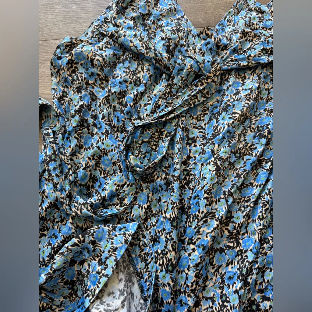 Topshop  Blue and White Floral Jumpsuit - Image 11