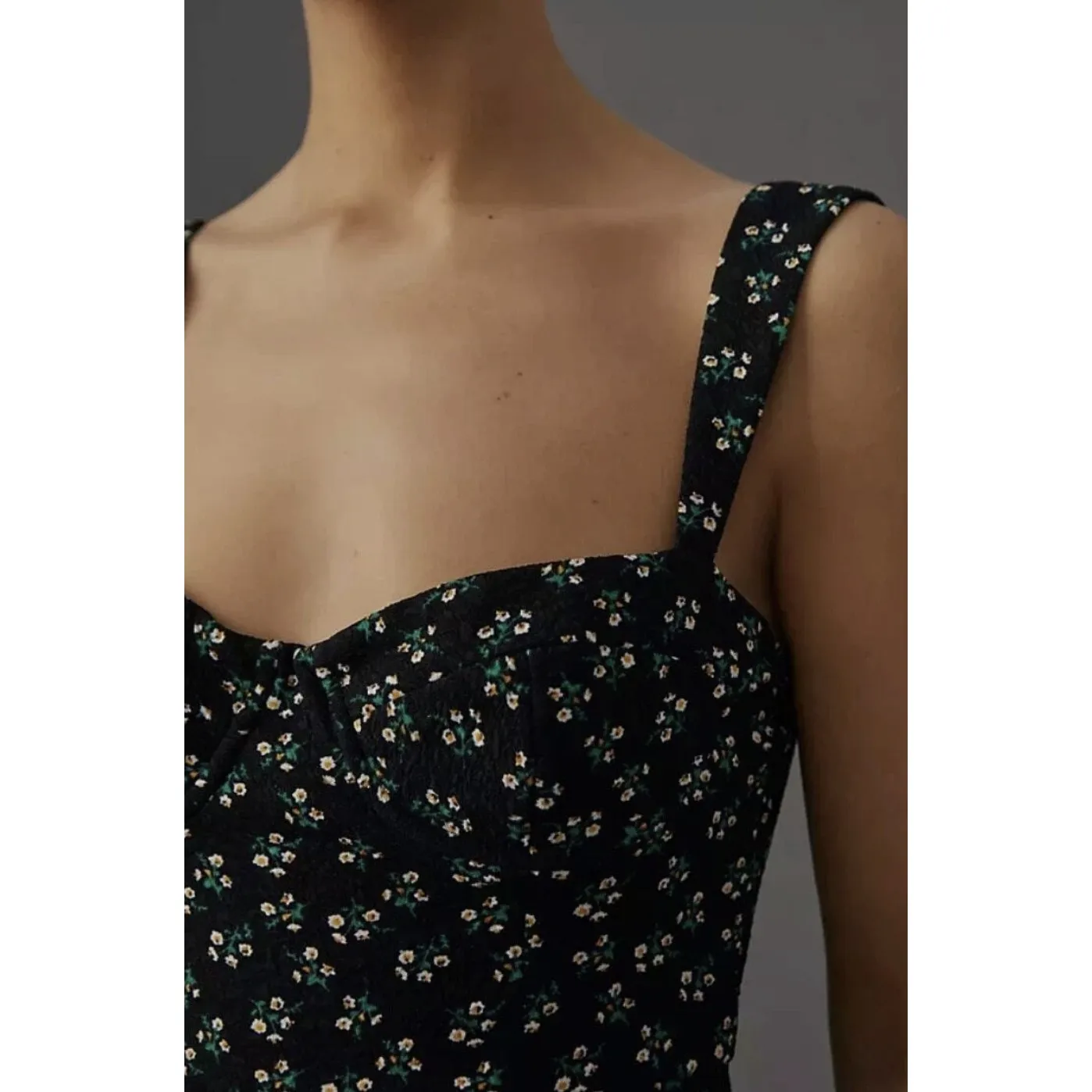 Anthropologie Hutch Ditsy Floral Corset Mini Dress - Image 9