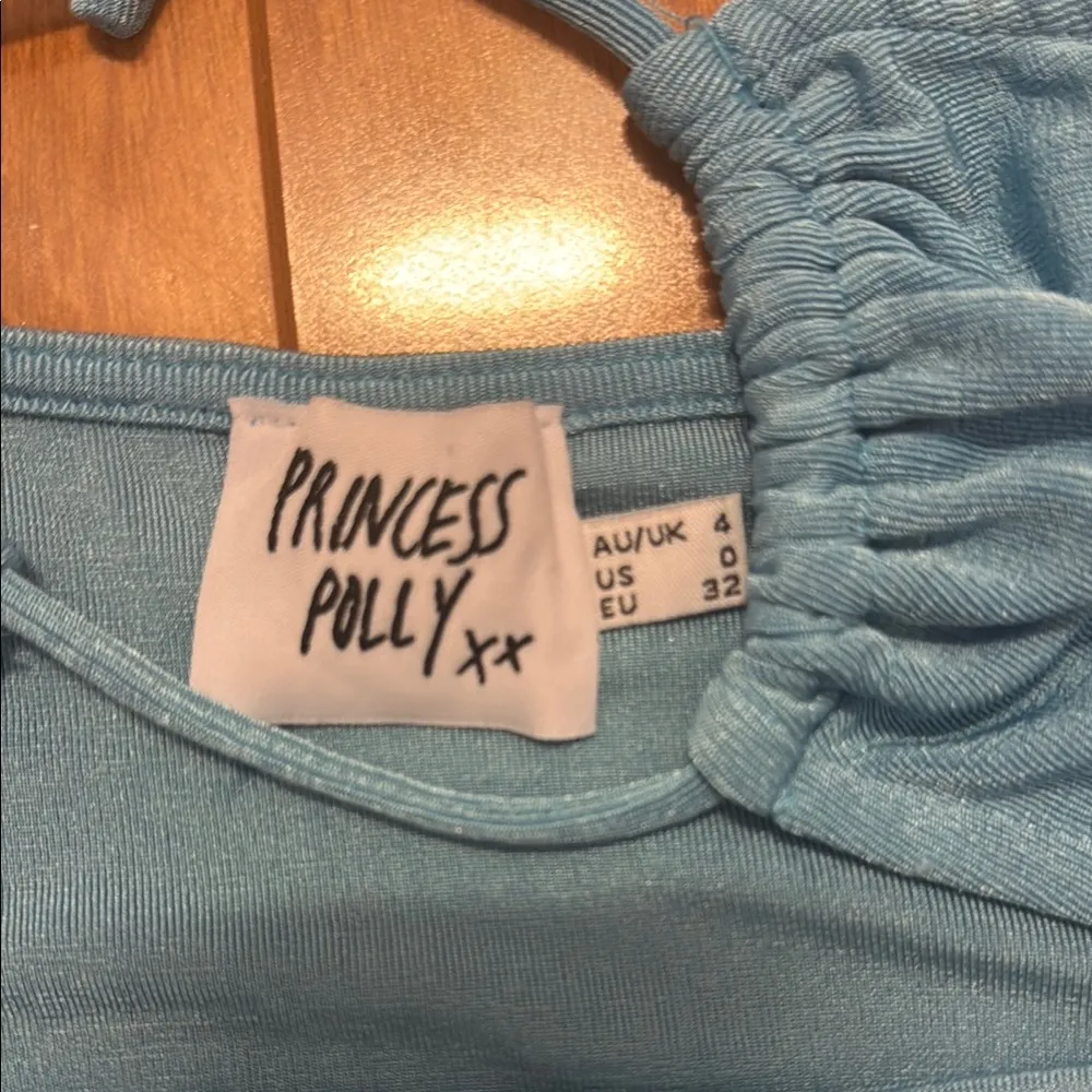 Princess Polly Blue Halter Top - Image 2