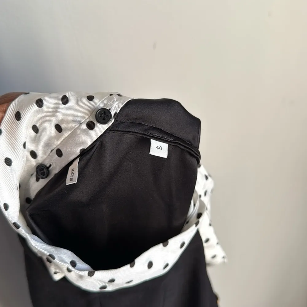 SANDRO SHORT DRESS WITH POLKA DOT TIE - Image 12