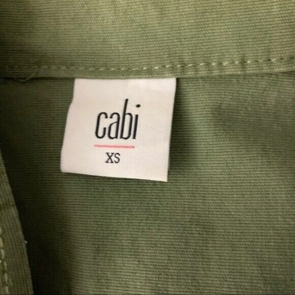 Cabi Explorer Vest Utility Army Green XS‎ Zip Up Sleeveless - Image 7