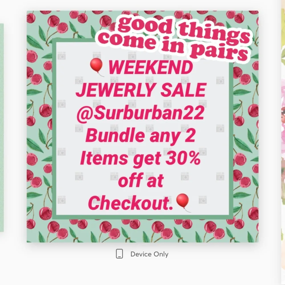 Glittery Hoop Earings 3” Red - Image 4