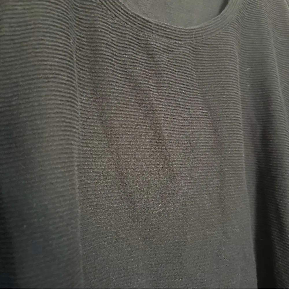 EVRI Black Relaxed Ruffled Short Sleeve T - Image 5