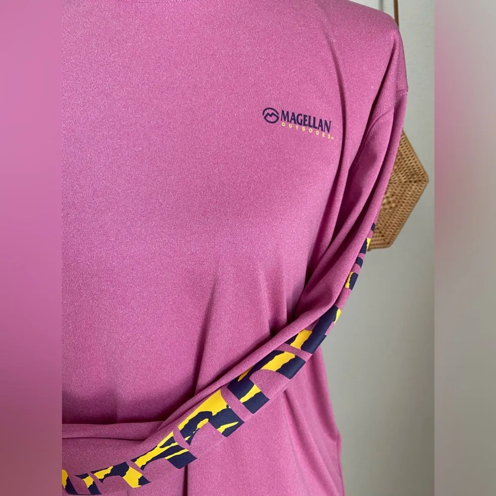 Magellan Long Sleeve Pink Fishing Shirt, Size Small - Image 2