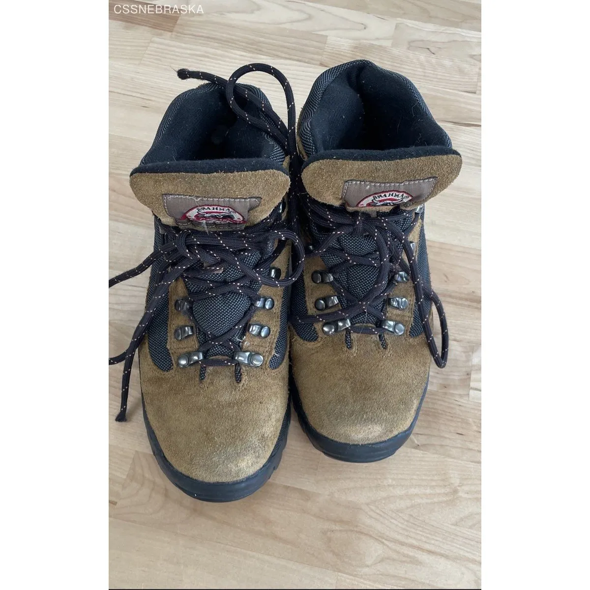 Brahma brown Lace Up Steel Toe Hiking Work Safety Boots leather/suede - Image 12