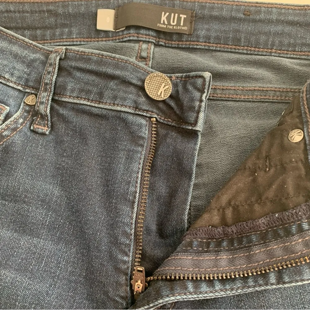 EUC Kut From the Kloth Diana High Rise Fab Ab Skinny Jeans Size 0 - Image 3