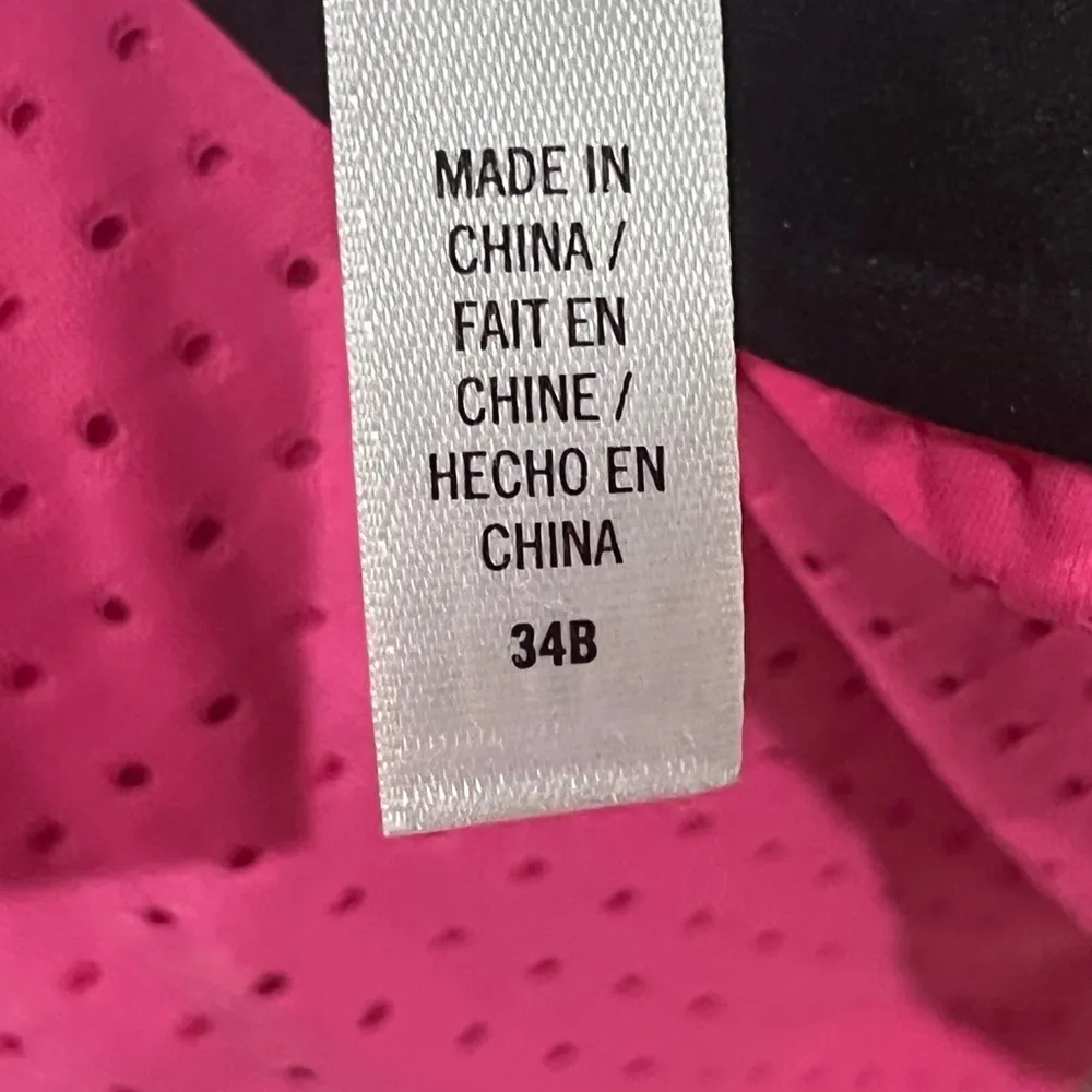 Victoria Secret Neon Pink Padded Sports Bra - Image 5