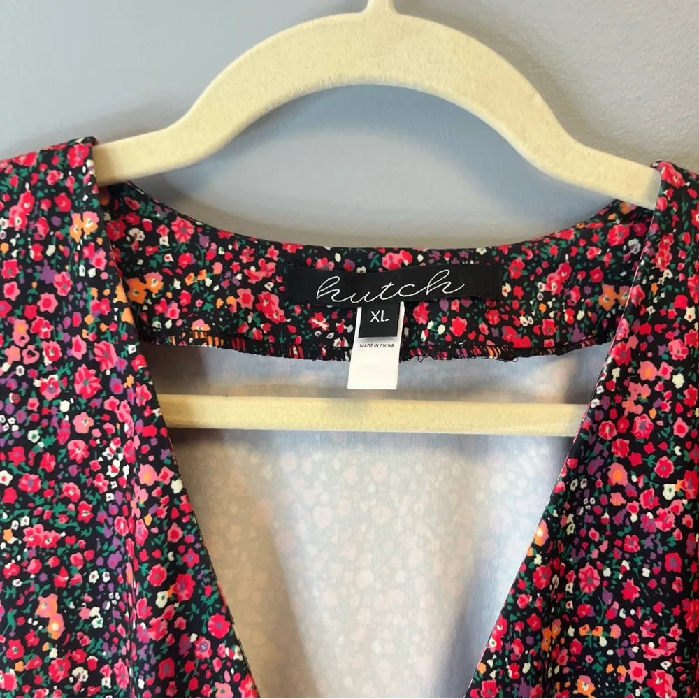 Anthropologie Hutch Dress Ditsy Floral Print Fit & Flare Dress Sz XL EUC - Image 3