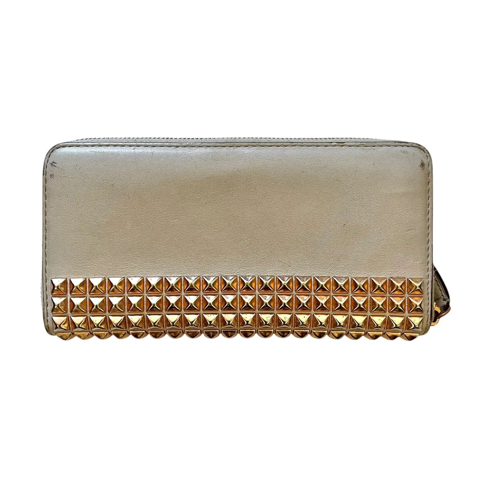 Coach Legacy Studded Accordion Parchment Leather Zip Wallet #F50467 - Image 2
