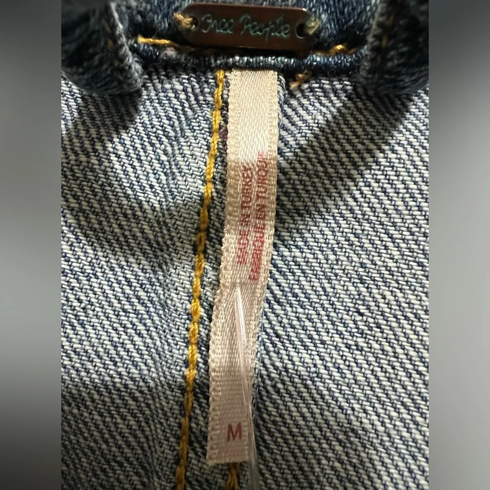 MOONCHILD SHIRT DENIM 100% Cotton Jacket sz M - Image 8