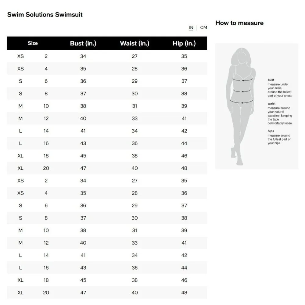 Swim Solutions Tankini Top Hi Low Hem Ruffle Floral Colorful White 10 - Image 6