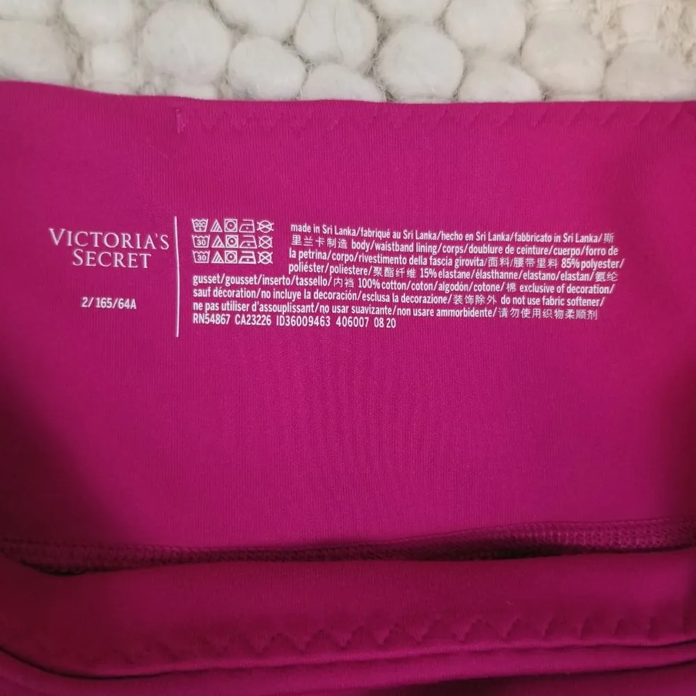 Victoria's Secret High Waist Incredible Essential Leggings Pink Sz 2 - Image 4