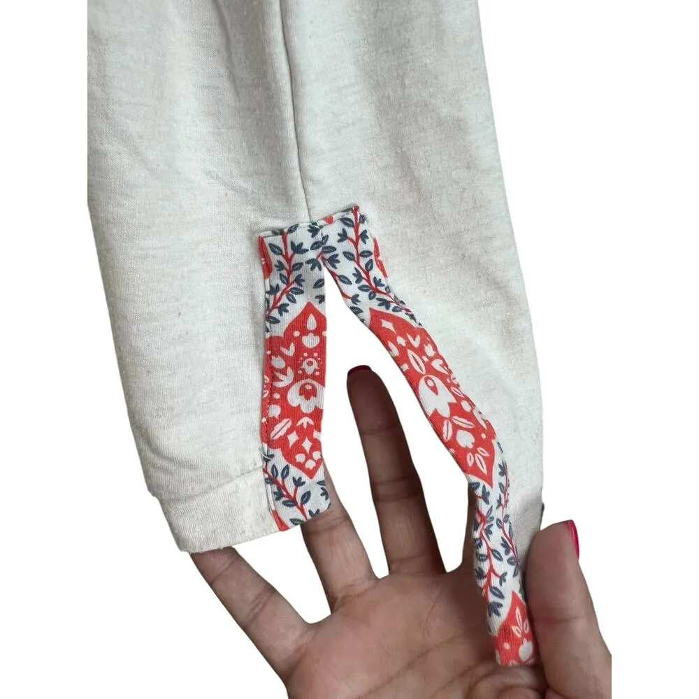 Matilda Jane Women's Shirt Large Cream Short Ruffle Sleeves Crew Neck - Image 4