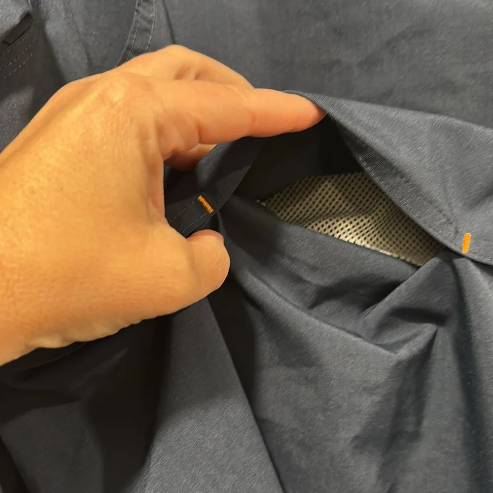 Ariat Navy REBAR MADE TOUGH VENTTEK DURASTRETCH LONG-SLEEVE WORK SHIRT Small - Image 8