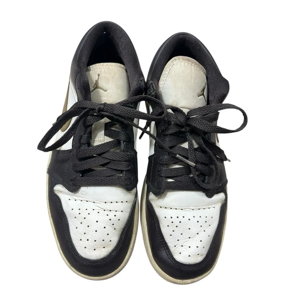 Air Jordan 1 Low Shadow Brown Womens Size 9.5 DC0774-200 Nike Black Sneakers - Image 3