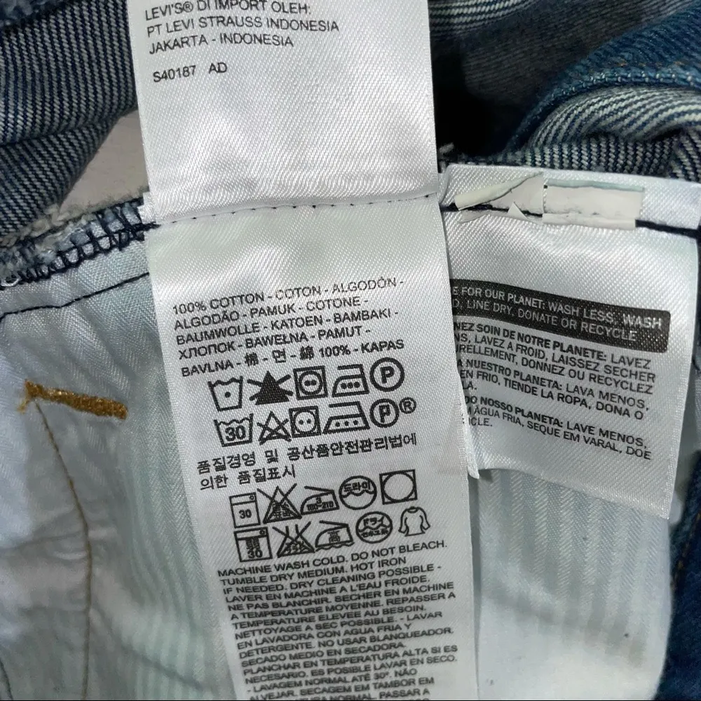 New Oakland Athletics Levi’s Jean Jacket Custom Size XL - Image 5