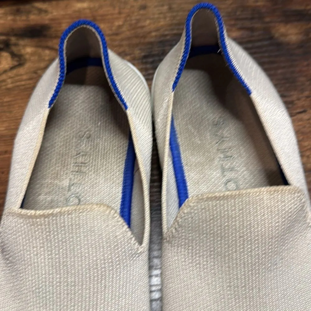Rothy's The Original Sneaker Sand Beige Slip On Knit Loafer Women's Size 8 - Image 10