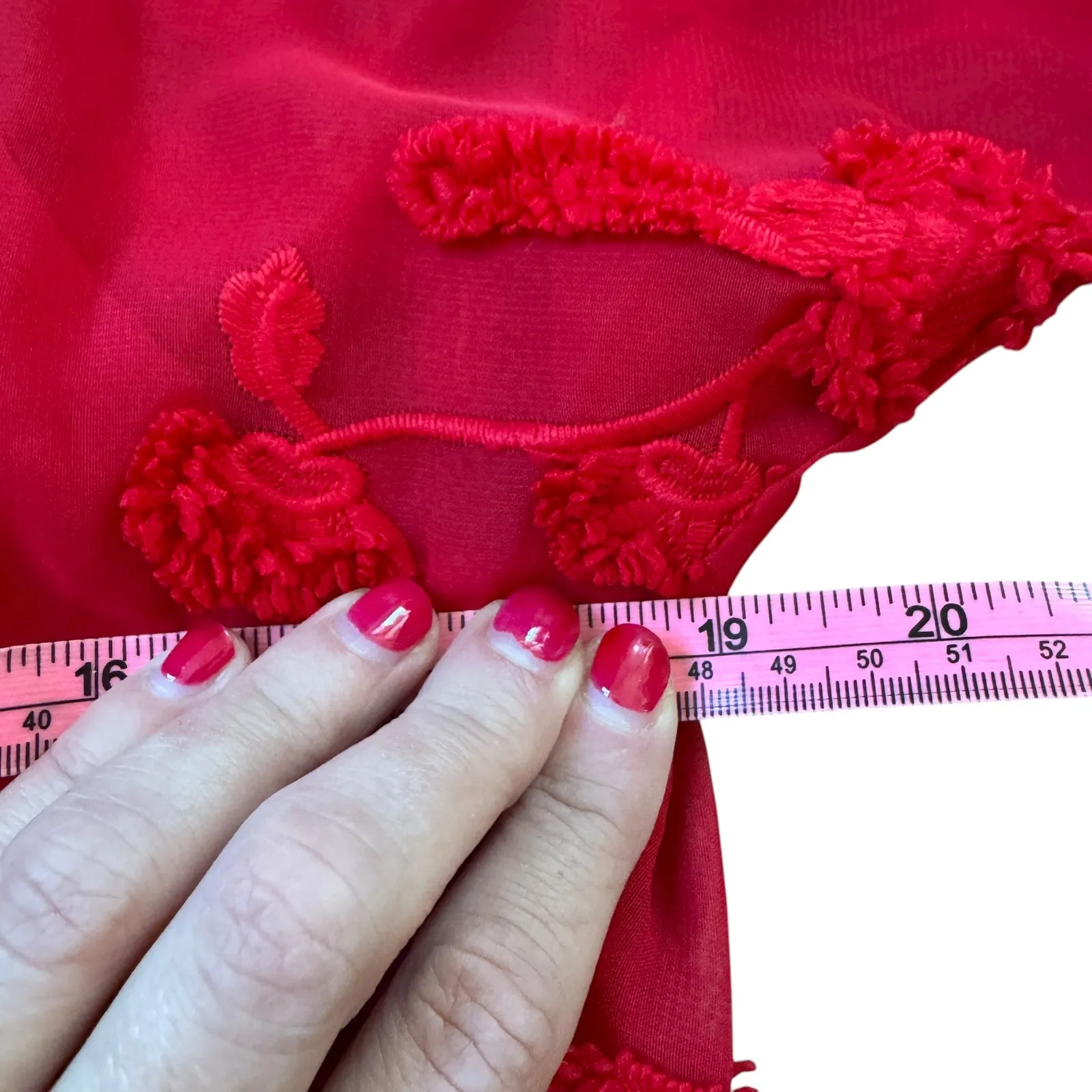 Anthropologie Mare Mare Amal Textured Dress Red - Image 11