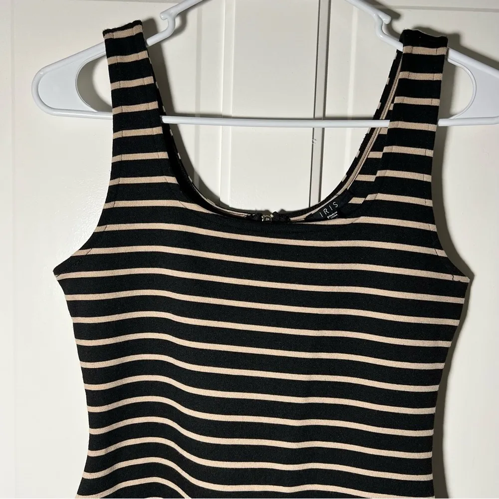 Iris bodycon striped tank dress size medium - Image 4