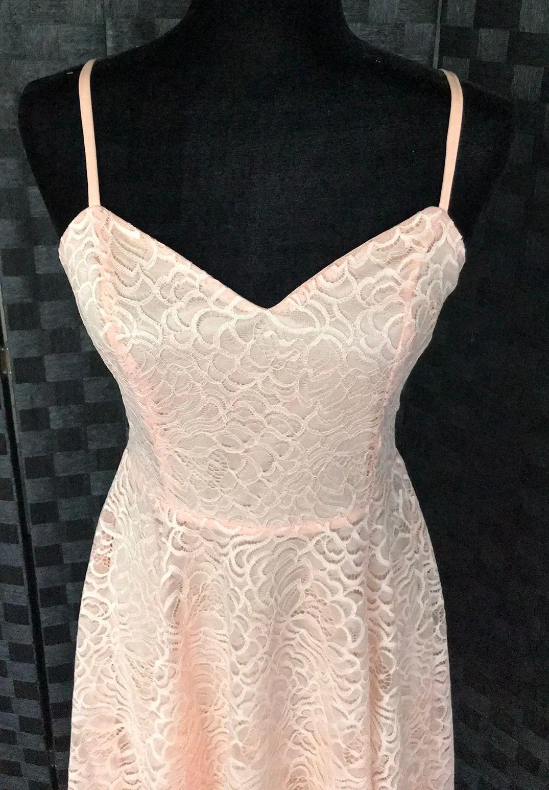 Peach Colored Mini Dress  - Image 2