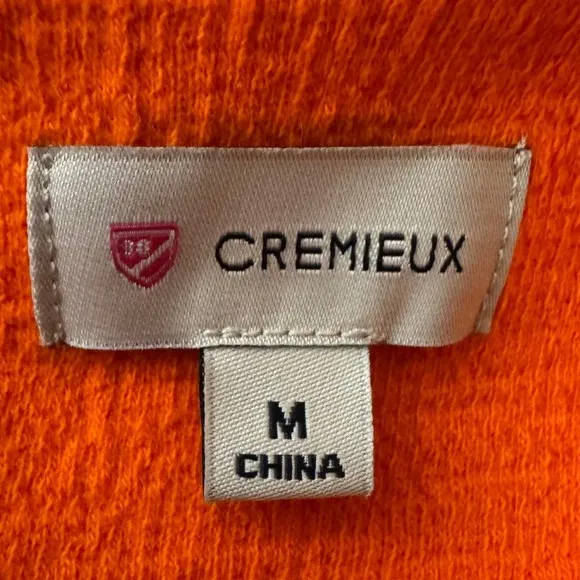 Cremieux‎ Orange Short Sleeve Textured Sheath Dress Size M - Image 10