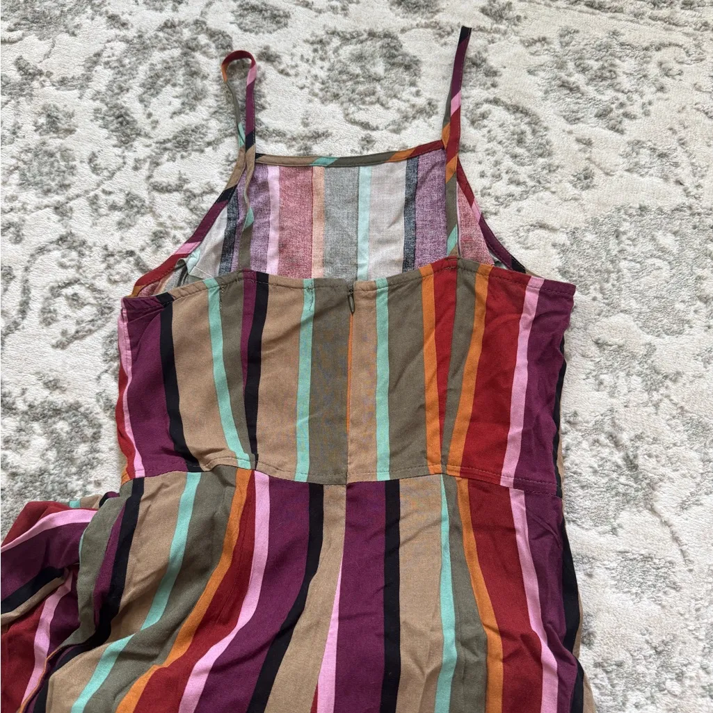 Blue Rain Colorful Striped Jumpsuit - Image 2