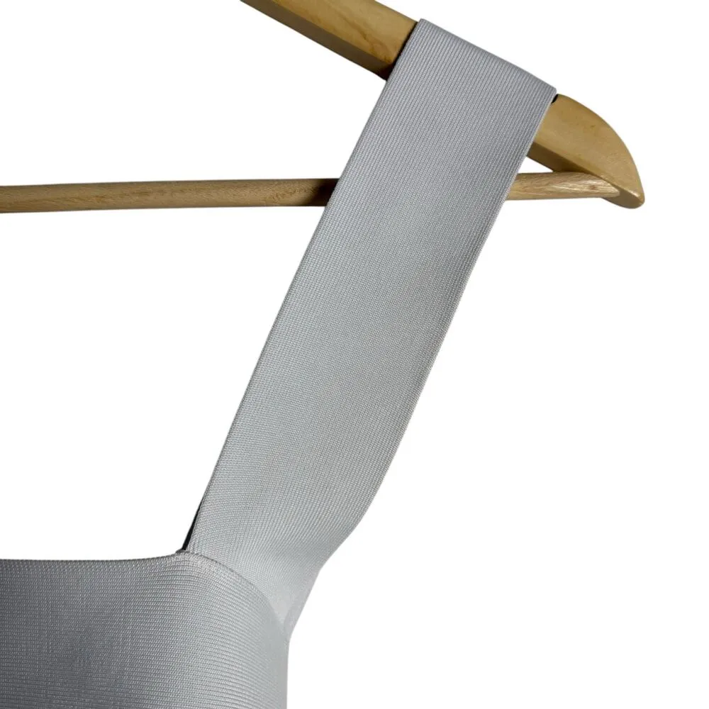 Herve by Herve Leger White Bandage Crisscross Sleeveless Crop Top Size Small - Image 10