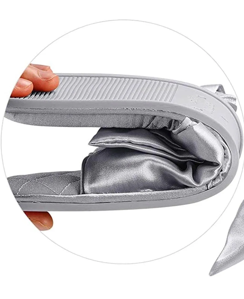 Open Toe Bow Slip On Slides Slippers Sandals Anti - Image 3