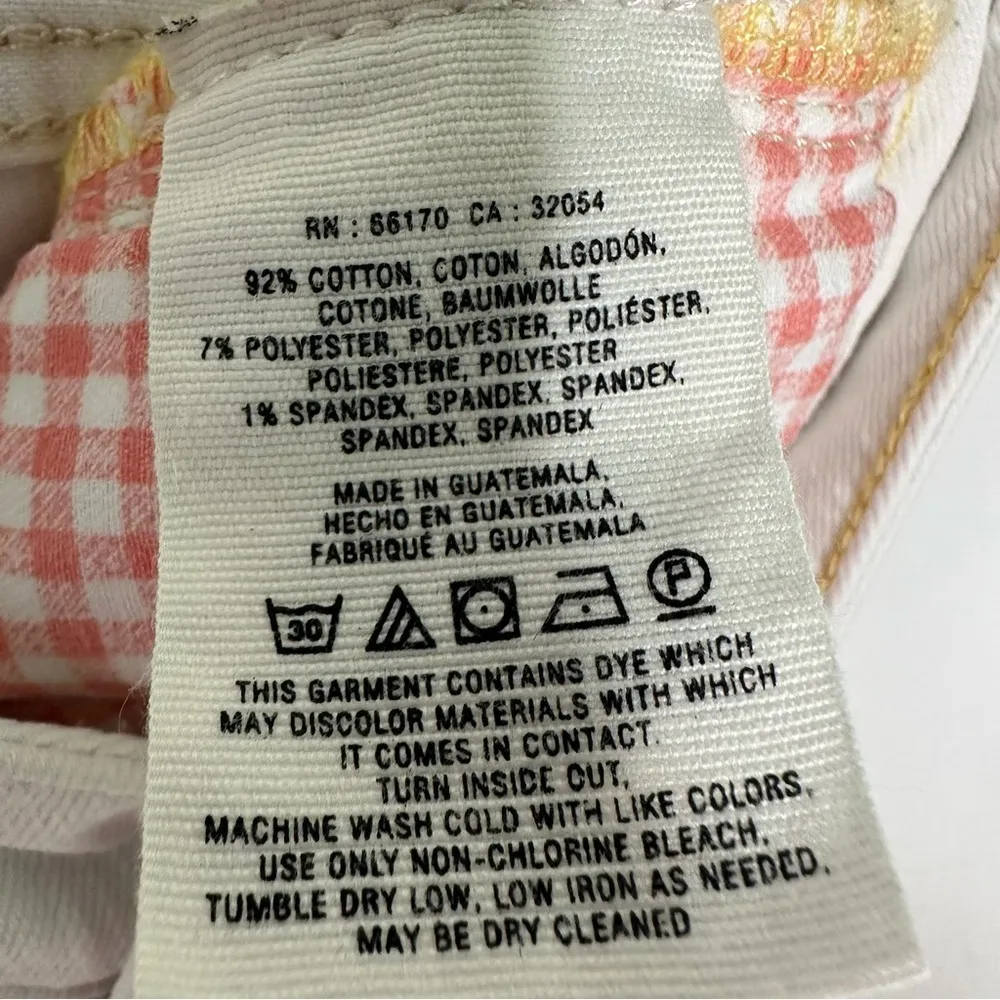 Pilcro and the Letterpress Anthropologie White Stet Cropped Jeans Size 29 - Image 8