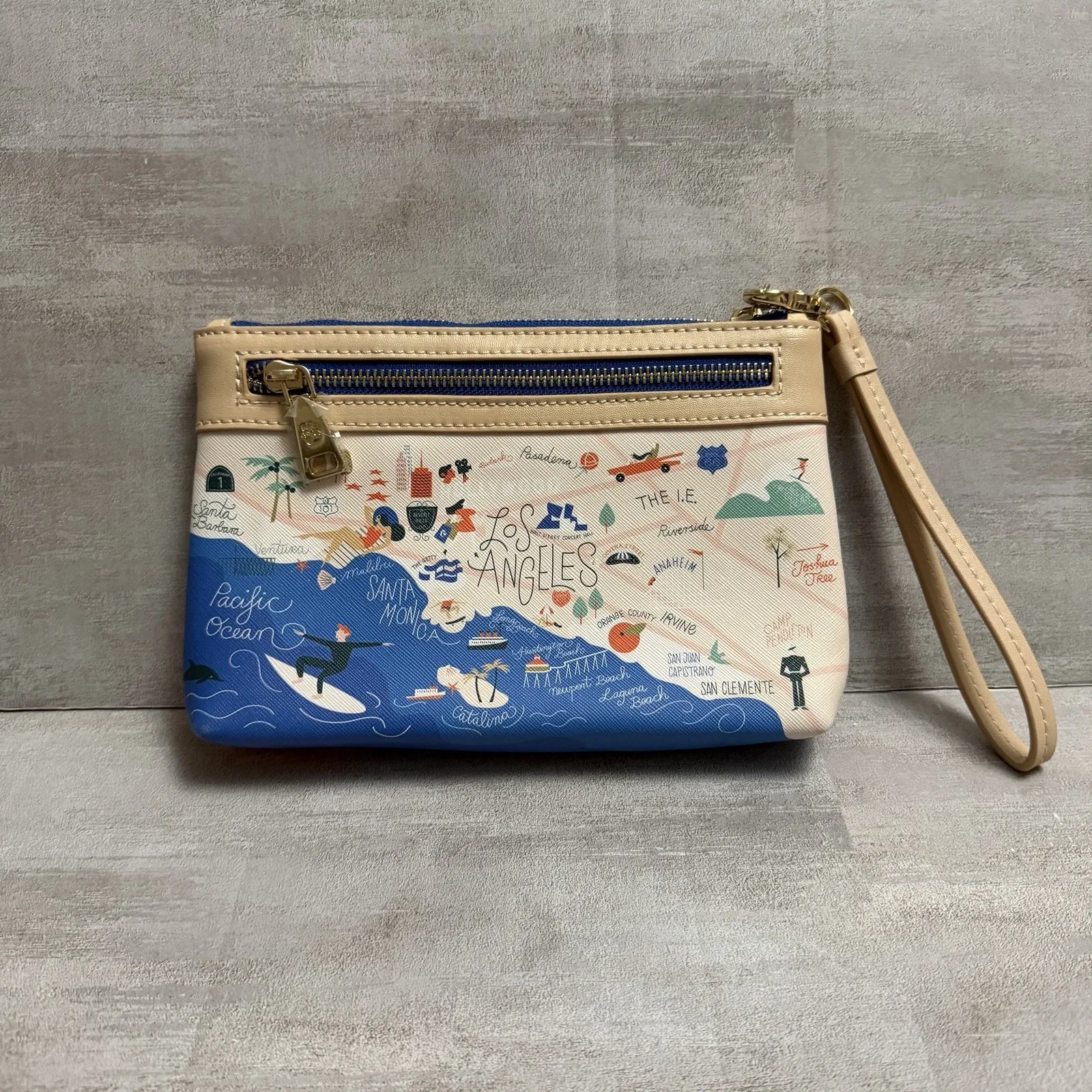 Spartina 449 Southern California Scout Wristlet Wallet Los Angeles San Diego - Image 6