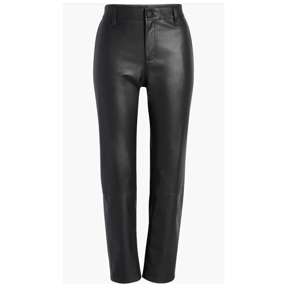 AG Caden Crop Faux Leather Pants-NWT - Image 3