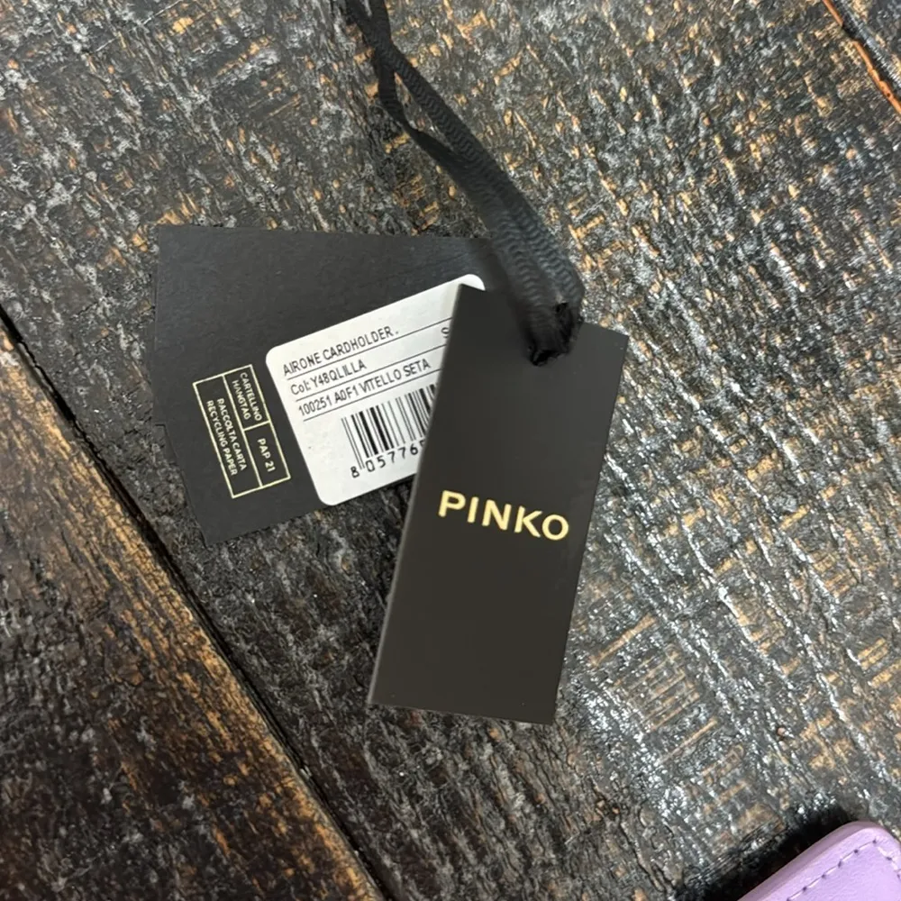 Pinko Lovebirds Cardholder Purple - Image 2