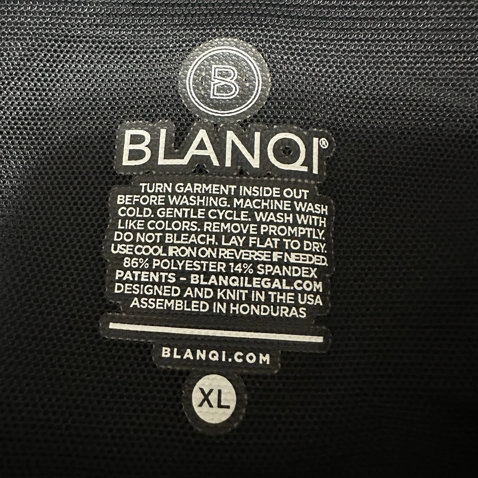 NEW BLANQI Womens XL Maternity Everyday Belly Support Pocket Leggings India Ink Gray - Image 4