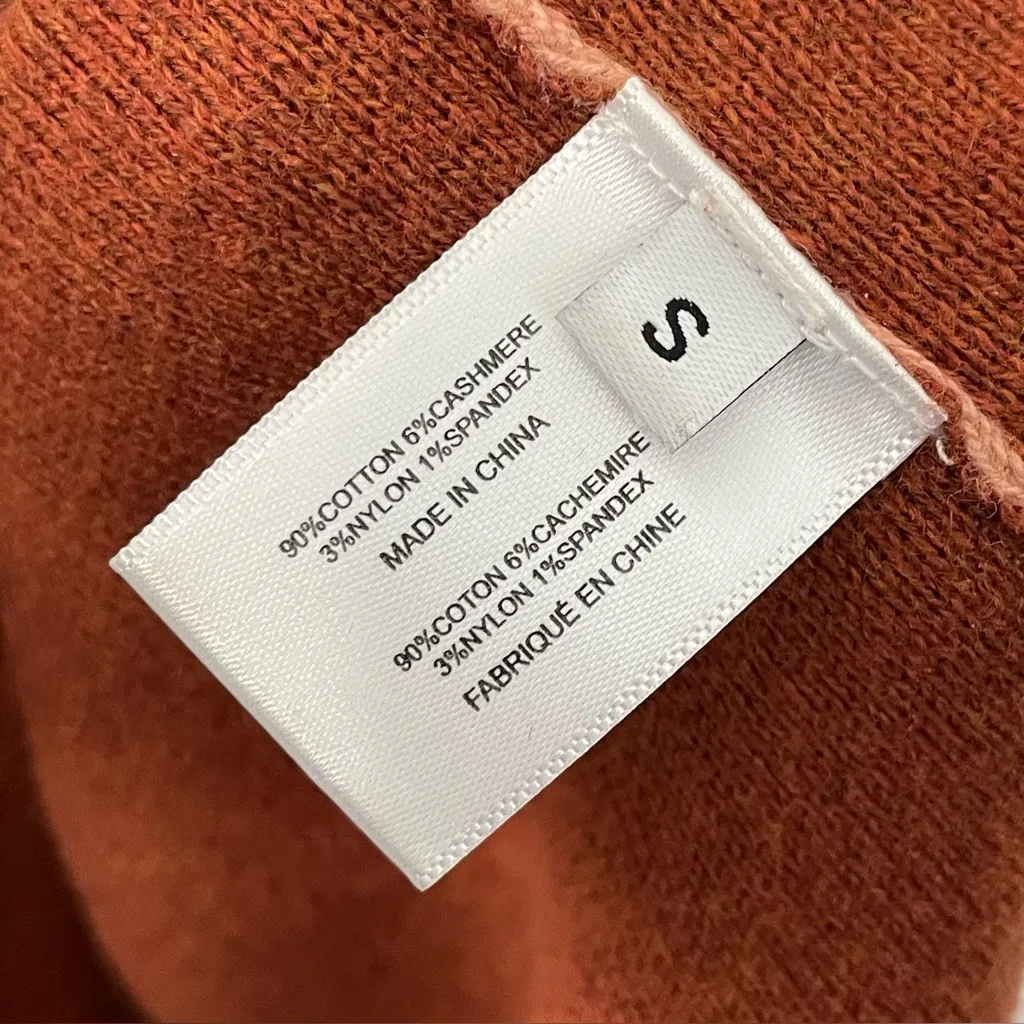 Proenza‎ Schouler White Label Cotton Cashmere Blend Midi Sweater Dress Sz SMALL - Image 7