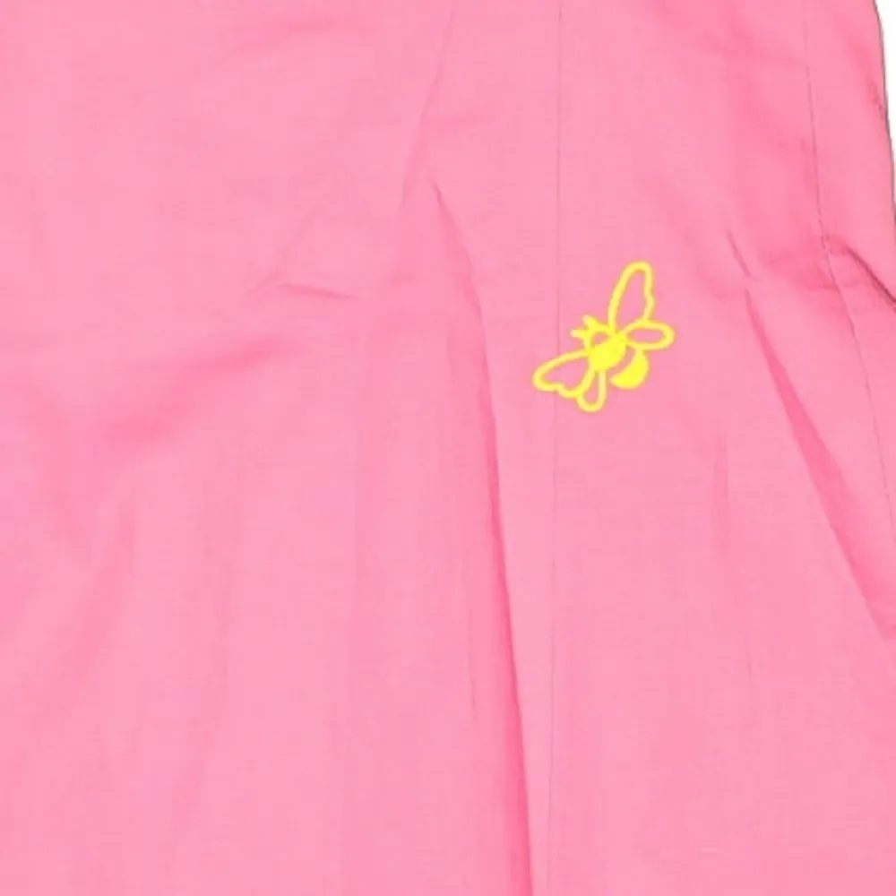 Lilly Pulitzer Bowen Hotty Pink Yellow Embroidered Strapless Dress Bee Size 00 - Image 5